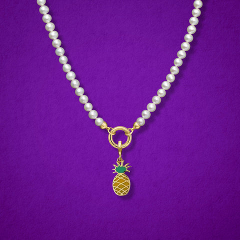 新品✨NEW TOP CHARM PINEAPPLE Gold Pineapple Charm | gorjana