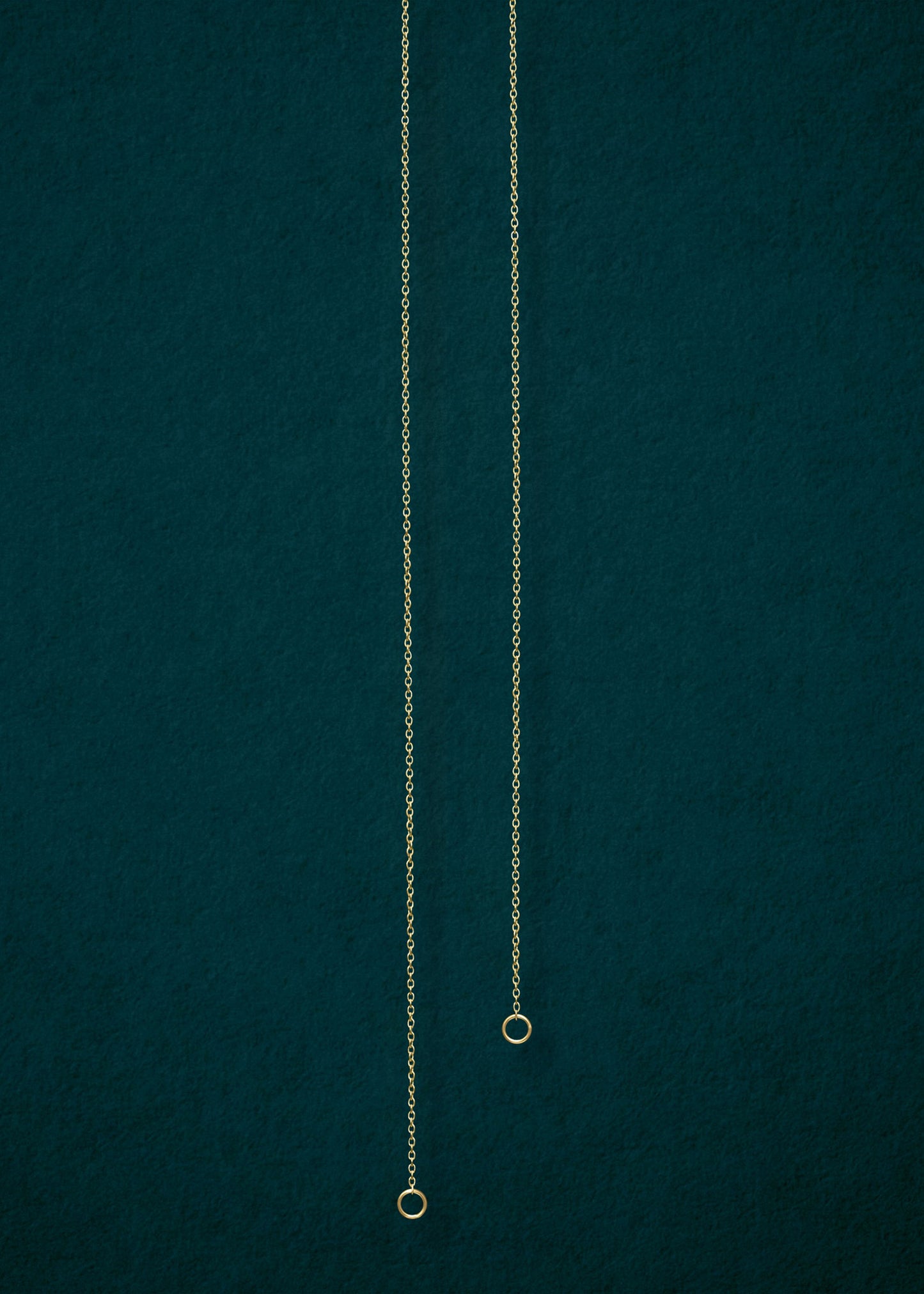 Golden Grace Cable Chain, a 20-inch 14K solid gold necklace by whywhy NYC, perfect as a foundation for charm styling.